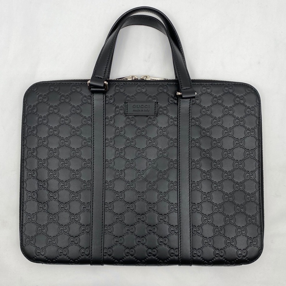 GUCCI Guccissima GG Leather Black Laptop Case - Picture 16 of 16